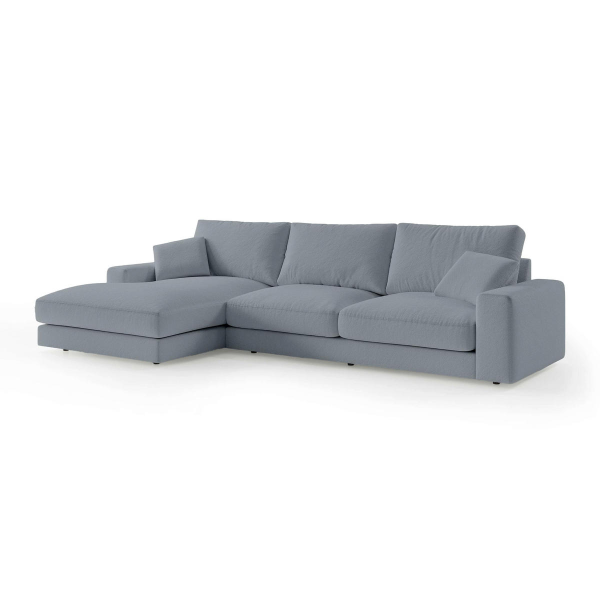 ECKSOFA Harvesty Grau - Grau, Textil (332/92/169cm) - Pillovely