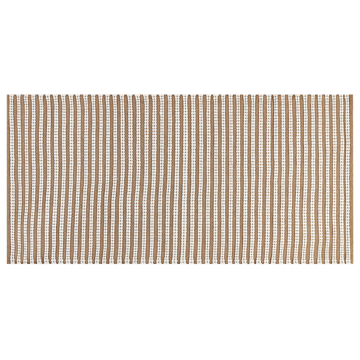 KURZFLOR-TEPPICH Sofulu 150/80 cm - Braun, Textil (80/150cm) - Beliani