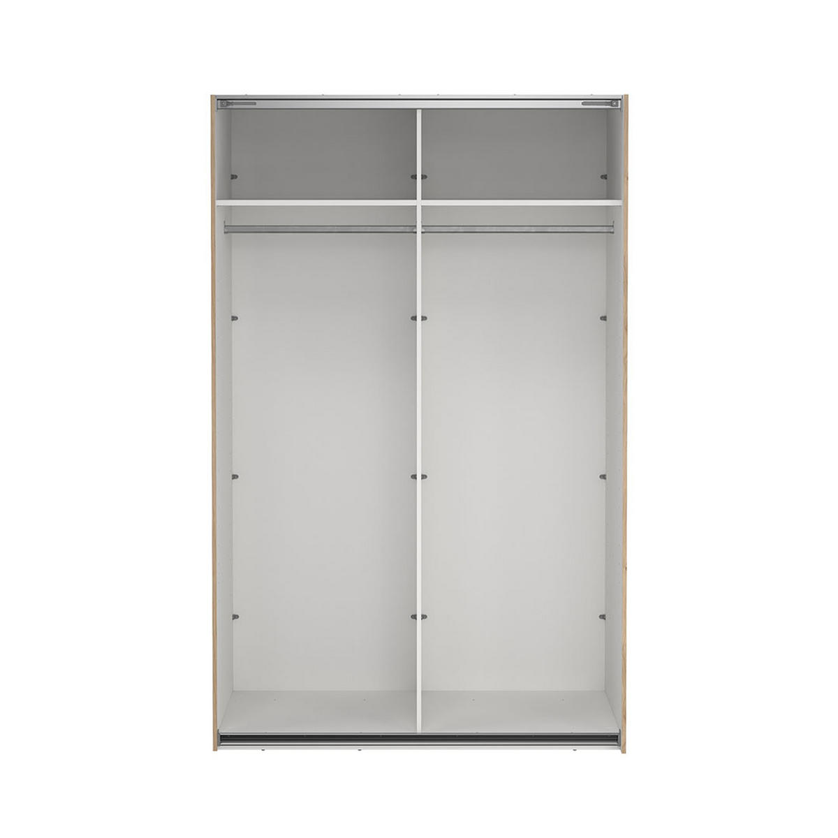 SCHIEBETÜRENSCHRANK, Bergamo, Eiche, Holzwerkstoff, 139 x 67 x 221 cm - Eichefarben, Holzwerkstoff (139/221/67cm) - ebuy24