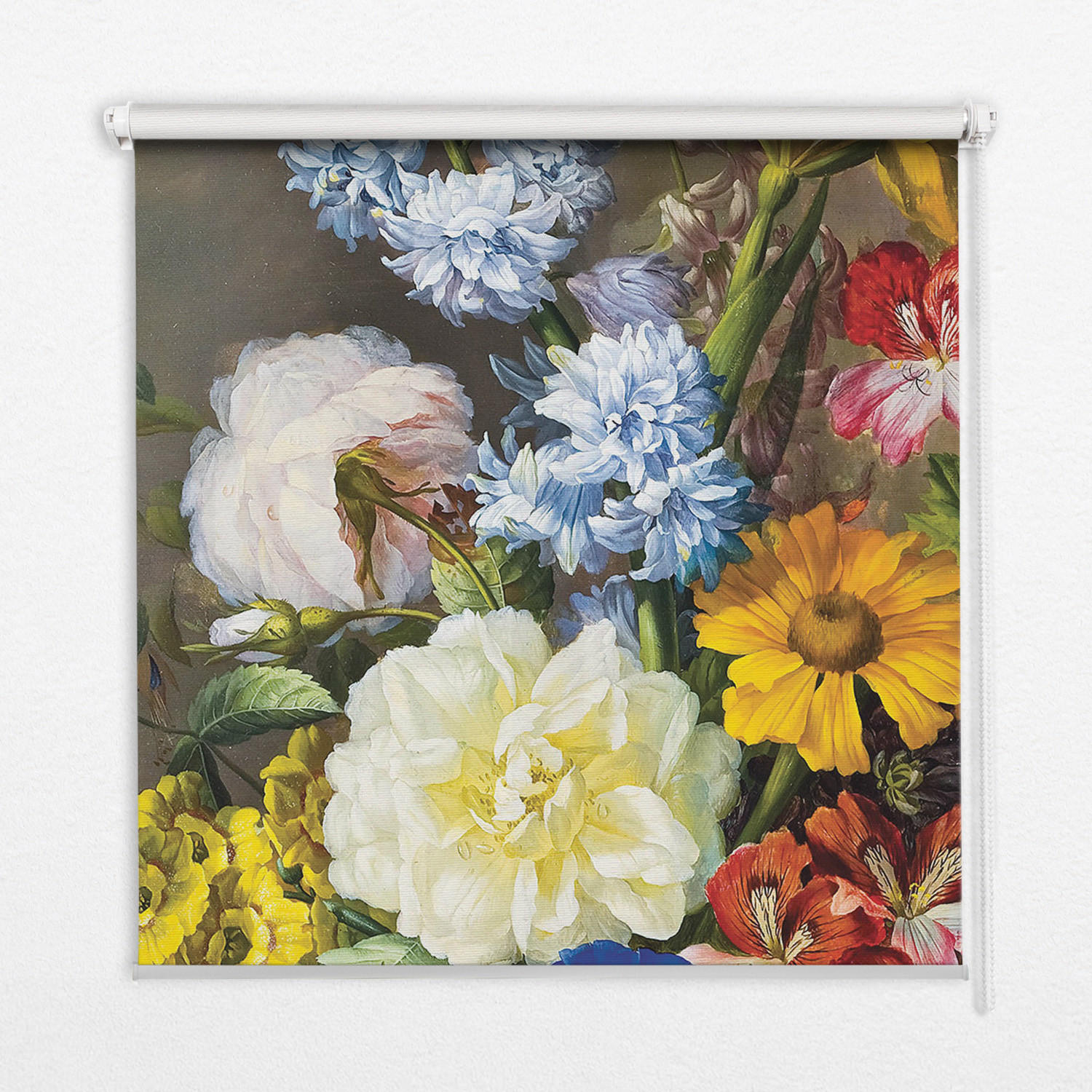 TULUP VNITŘNÍ roleta - okenní roleta - roleta - 60x140 cm - Kytice květin