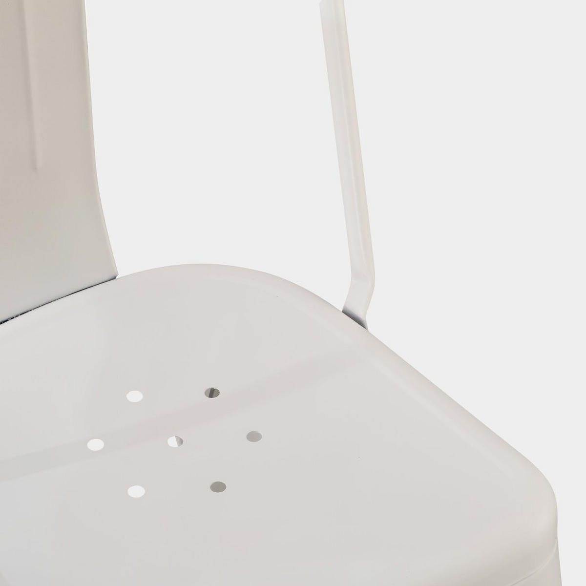 STUHL FÜR DRAUSSEN Hjorts Beige 46 cm x 85 cm - Beige, Metall (46/85/49cm) - Klast Home