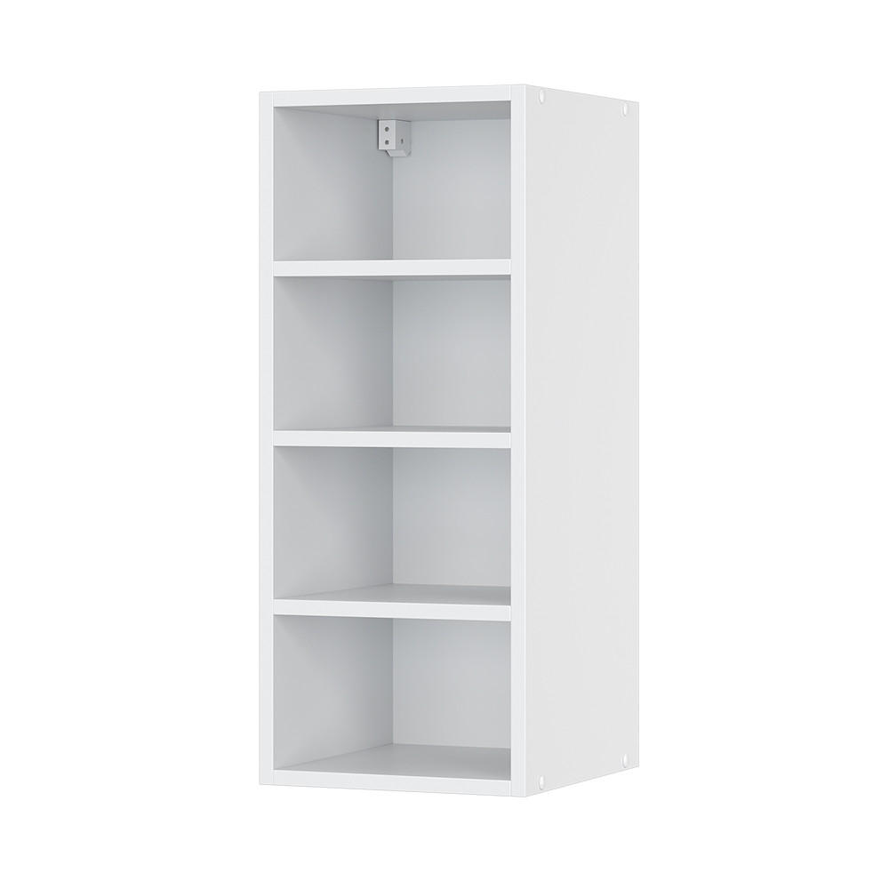BADSCHRANK Fame-Line Weiß 30 x 72 cm - Weiß, Holzwerkstoff (30/72/32.5cm) - Vicco
