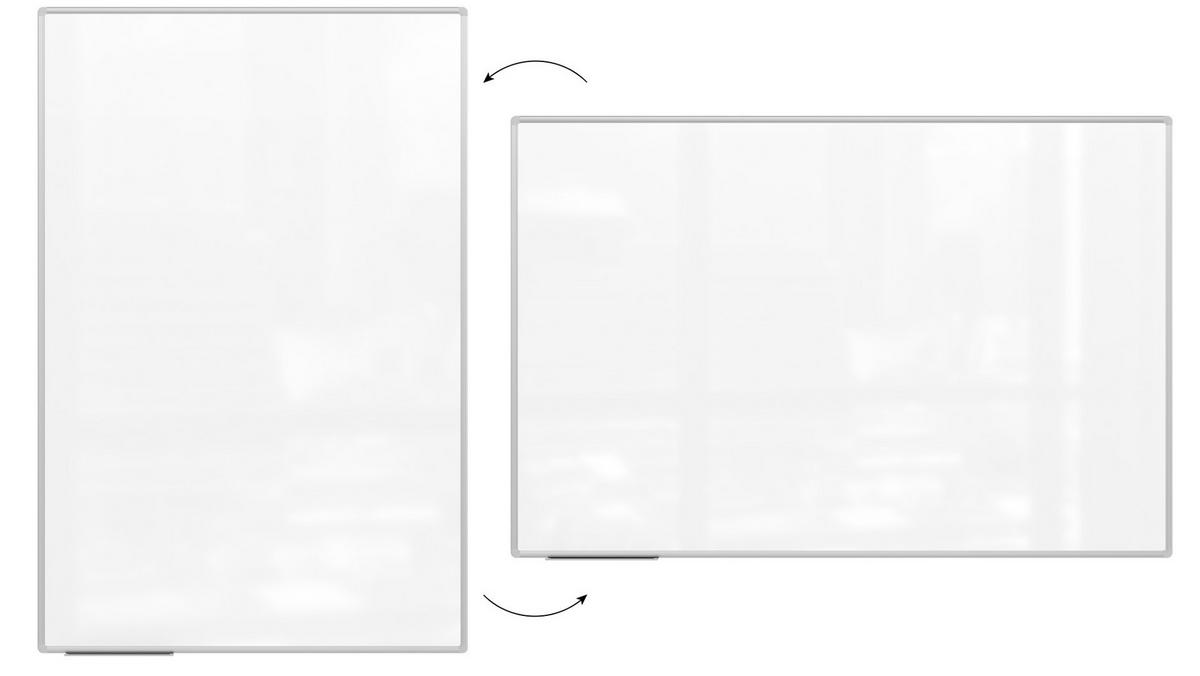MAGNETISCHES Whiteboard - PREMIUM EXPO Alurahmen 180x120cm - Weiß, Metall (180/120/1.6cm) - ALLboards