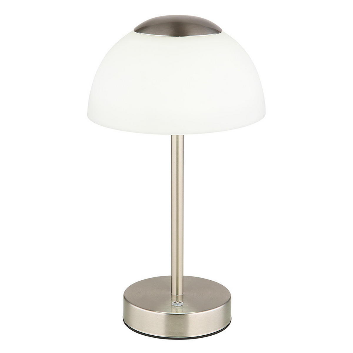 LED TISCHLEUCHTE SARIMA Silber matt - Silberfarben, Glas (15/15/28cm) - Globo Lighting