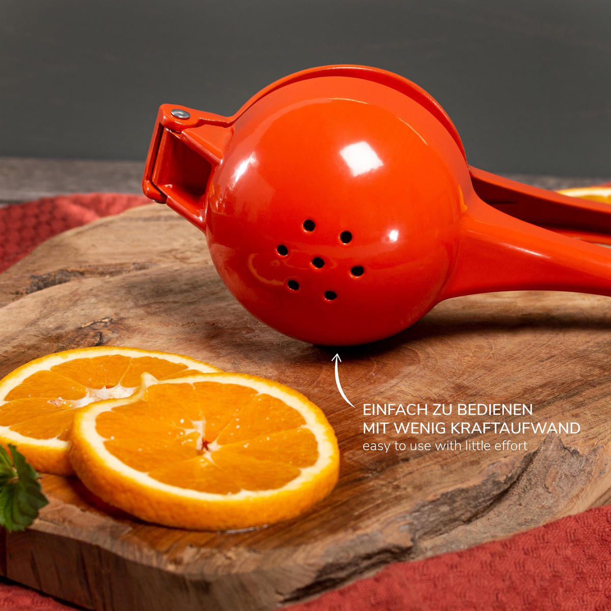 ORANGENPRESSE, orange, Metall - Orange, Metall (9cm) - bremermann