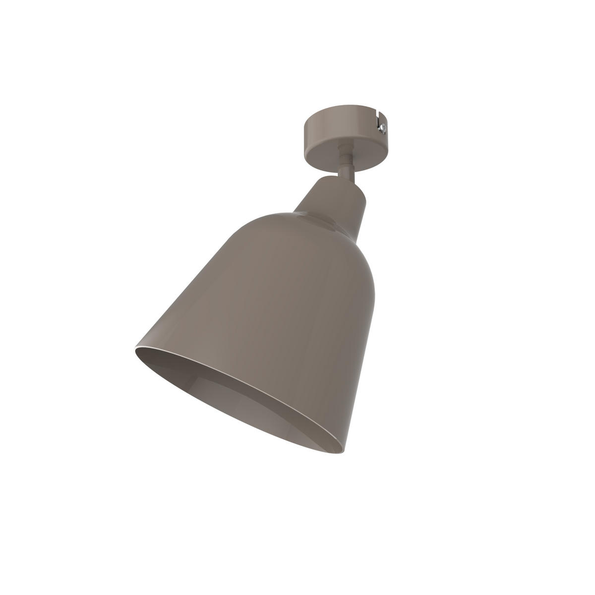 DECKENLEUCHTE - Graubraun, Metall (16/16/21cm) - Lumicom