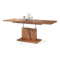 COUCHTISCH rechteckig Erle ausziehbar höhenverstellbar - Erlefarben, Holzwerkstoff (70/120/60cm) - designimpex