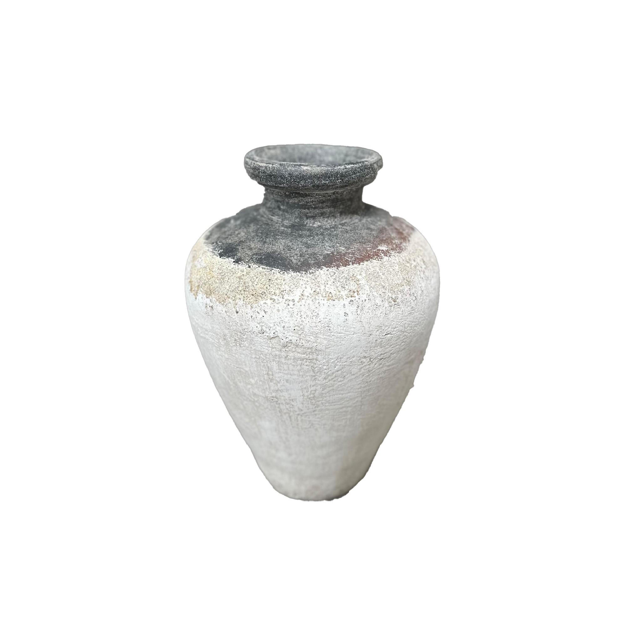 VASE Destyne Weiß 30/30/43cm - Weiß, Keramik (43cm) - PTMD Collection