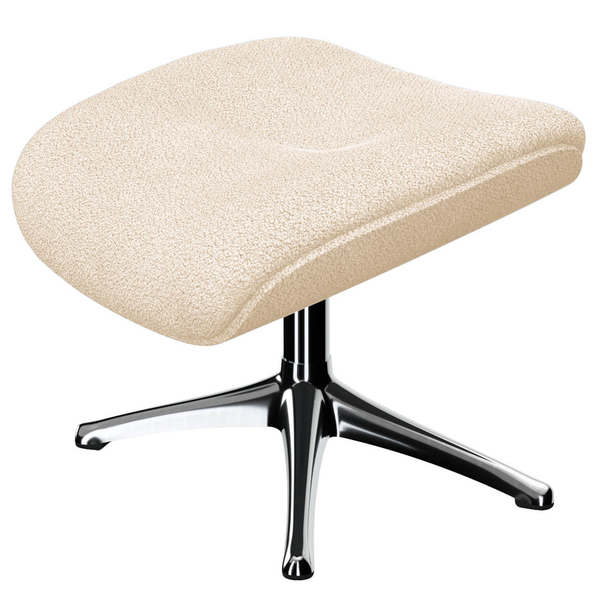 RELAXSESSEL - Beige, Textil/Metall (90/107/90cm) - home24
