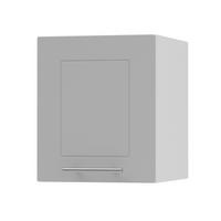 KLAPPHÄNGESCHRANK Bari W4B/30 Weiß / RAL 7040 fenstergrau 30 / 32,5 / 36cm - Weiß/Grau, Holz/Holzwerkstoff (30/36/32.5cm) - Feldmann-Wohnen