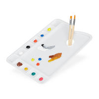 MISCHPALETTE - Weiß, Kunststoff (33.5/1/23cm) - Relaxdays