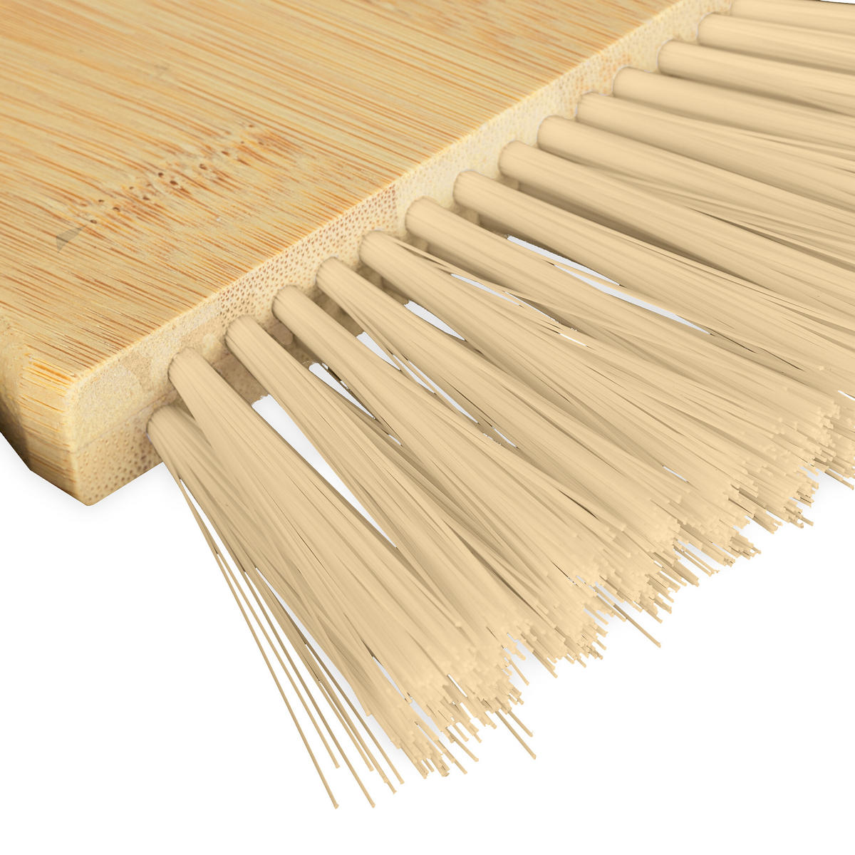 2XTISCHKEHRSET - Beige/Schwarz, Holz/Kunststoff (15/16.5/4cm) - Relaxdays