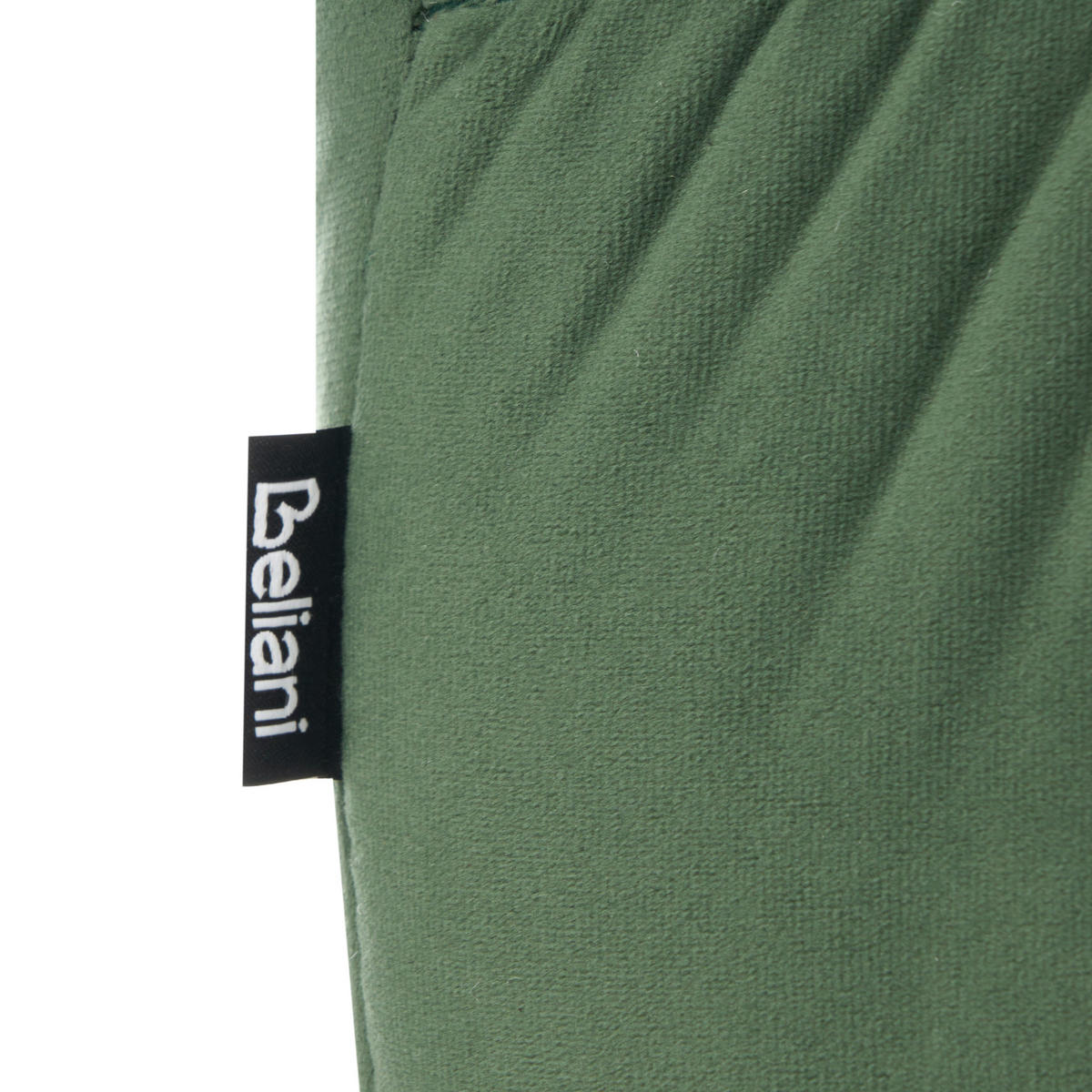 POUF Samtstoff Dunkelgrün Turley - Grün, Textil (57/38/57cm) - Beliani