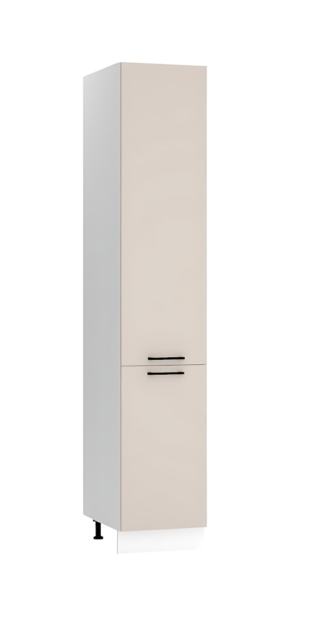 HOCHSCHRANK D40SŁ P/L – Morvex – Praktische Aufbewahrungseinheit – Beige - Beige, Holzwerkstoff/Metall (40/213.3/56cm) - ROYAL24_MARKT