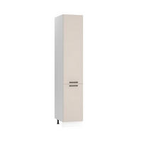 HOCHSCHRANK D40SŁ P/L – Morvex – Praktische Aufbewahrungseinheit – Beige - Beige, Holzwerkstoff/Metall (40/213.3/56cm) - ROYAL24_MARKT