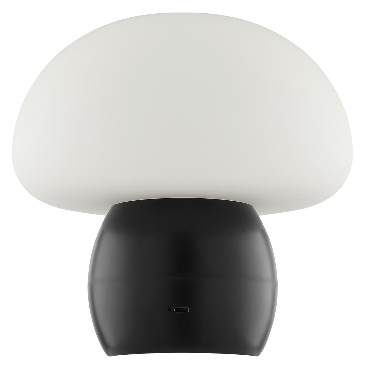 TISCHLEUCHTE Dupos Schwarz/Weiß 22/22/22,2 cm - Multicolor, Kunststoff (22/22/22.2cm) - Brilliant