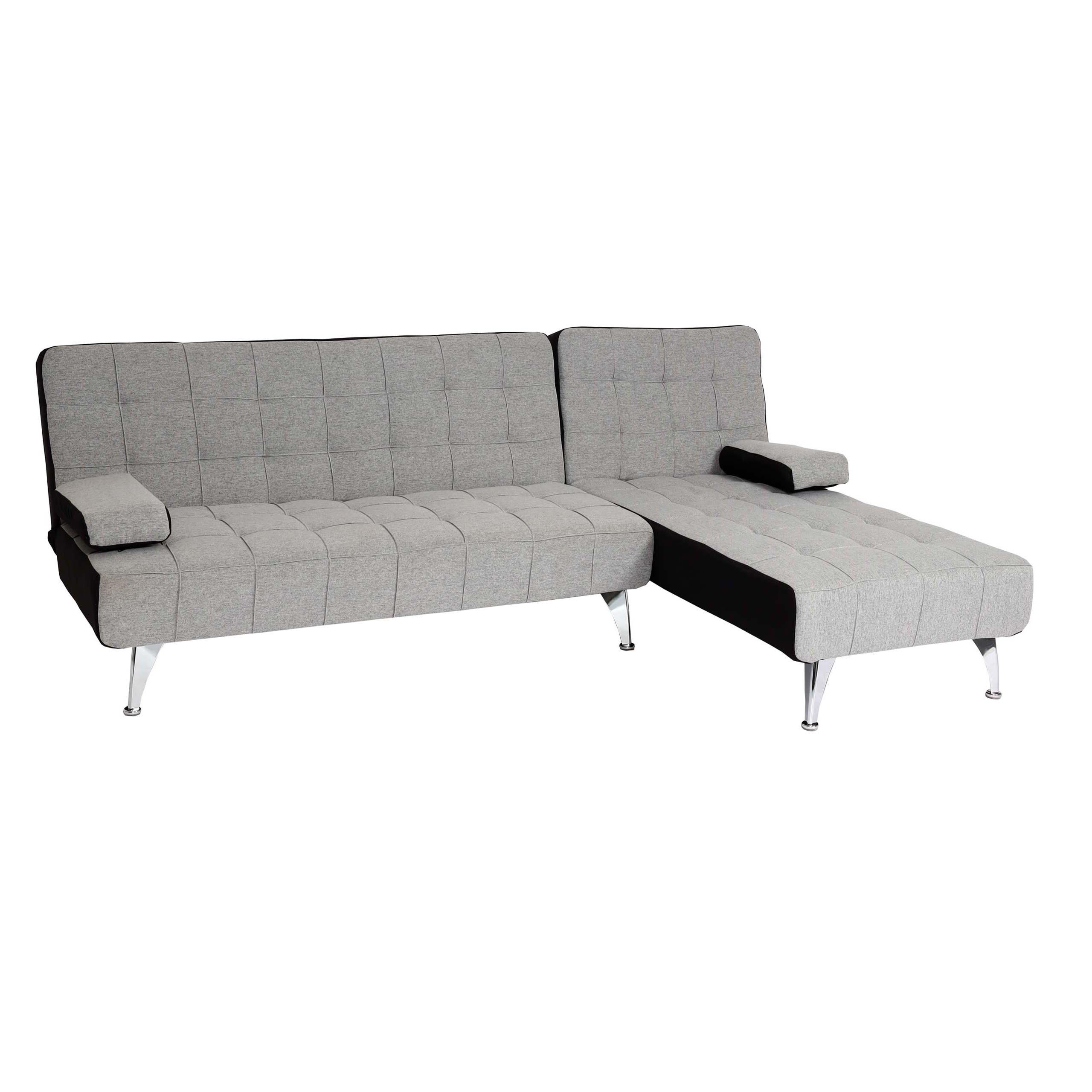 SCHLAFSOFA Hellgrau - Hellgrau, Textil (236/95cm) - MCW