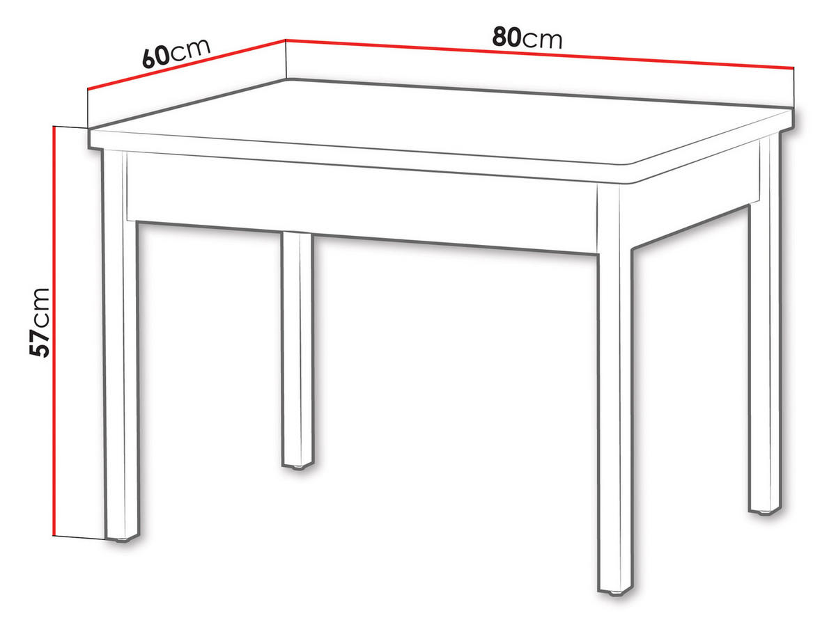 COUCHTISCH Story SO18 - Sandfarben, Holzwerkstoff (57/80/60cm) - MIRJAN24