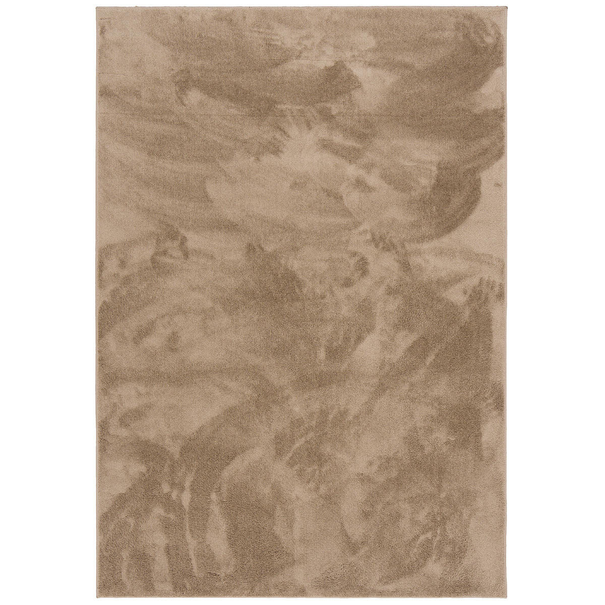 LUXUS SUPER SOFT HOCHFLOR LANGFLOR TEPPICH DELUXE - Taupe, Textil (80/160cm) - Snapstyle