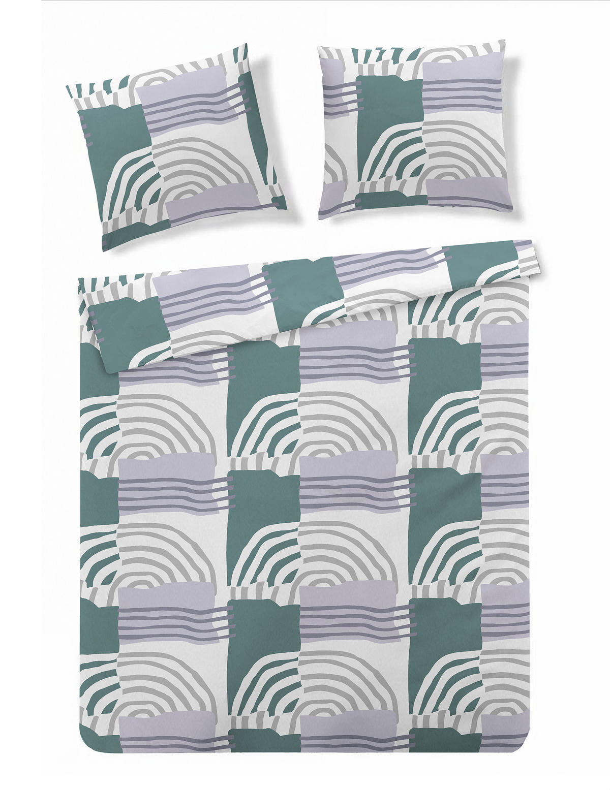 BETTWÄSCHE Celiro - Multicolor, Textil (200/220cm) - home&you