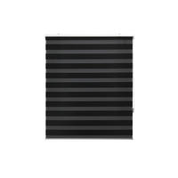 ROLLO Polyester Transluzent Schwarz 100x250 - Schwarz, Textil (100/250/1cm) - Purline
