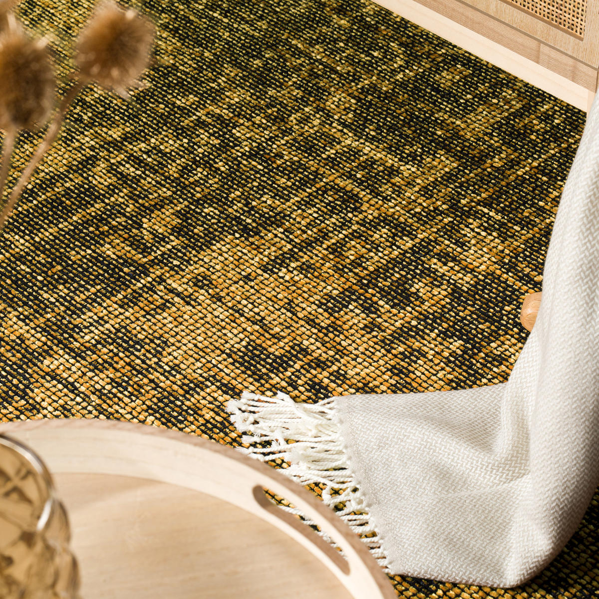 KURZFLORTEPPICH 200/280 cm Melbourne 690 - Gelb, Textil (200/280cm) - Paco Home