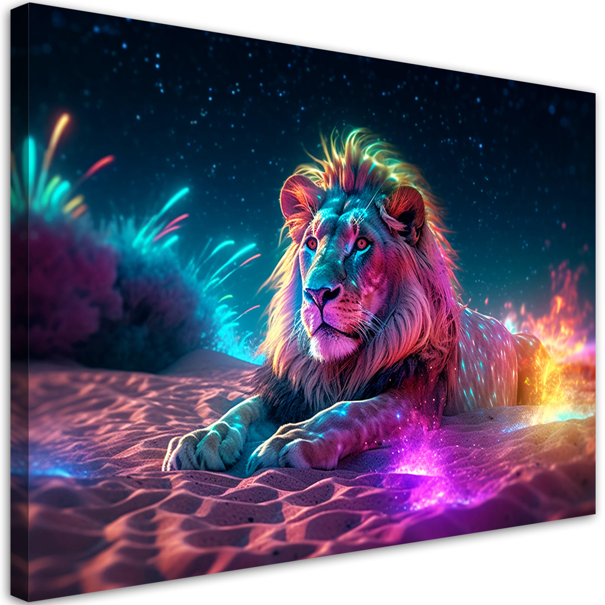 Feeby Wandbild Mehrfarbig 60x40 cm