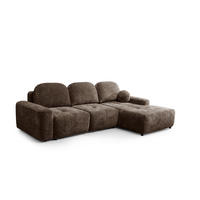 ECKSOFA Argos In Vibe - Braun, Holzwerkstoff/Textil (267/170cm) - Fun Möbel