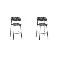 BARHOCKER Ferry Multicolor 52/46/107 cm 2er-Set - Multicolor, Textil (46/107/52cm) - LABEL51