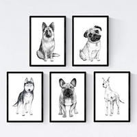 POSTER Set Mit 5 Raza Deperros A4 Rahmenlos - Klar, Papier (29.7/5/21cm) - Nacnic
