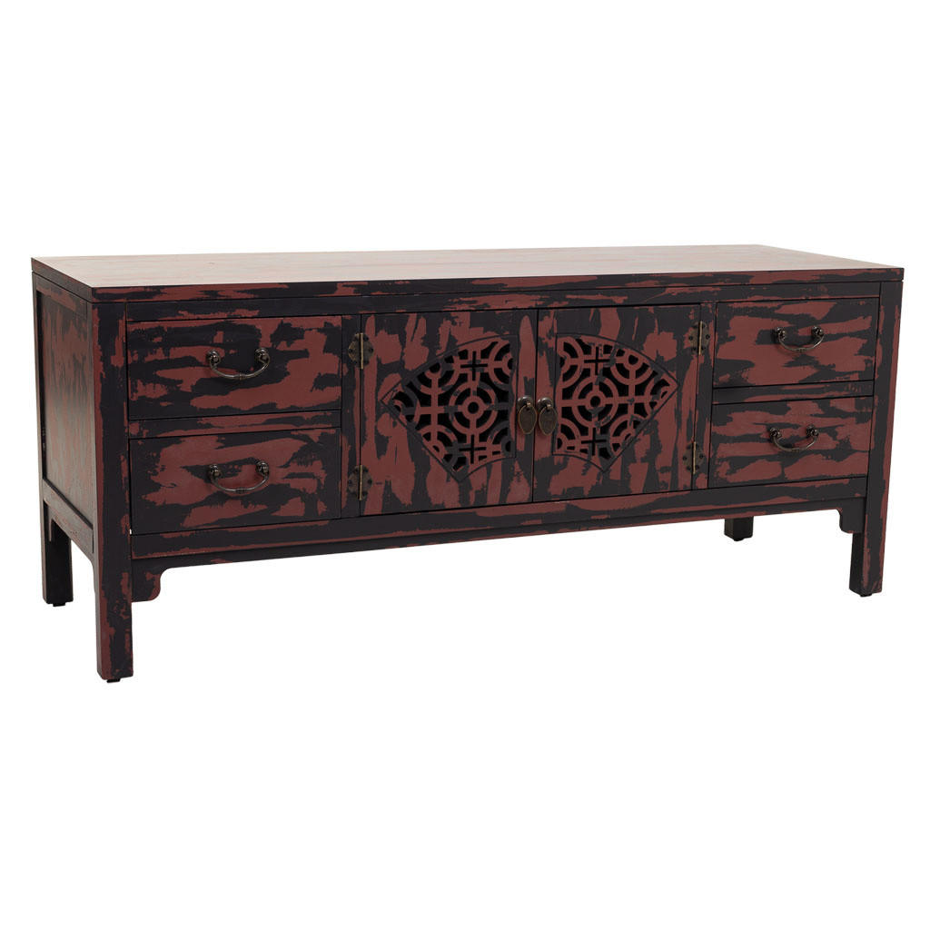 SIDEBOARD aus Holz 120x40x50 Cm - Multicolor, Holz (120/50/40cm) - Wanderlust