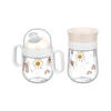 TRINKLERNBECHER ANTITROPF & 360° Mio Sunshine & Rainbow 200 & 300 ml 2er Set - Beige, Kunststoff (0.5L) - Mepal