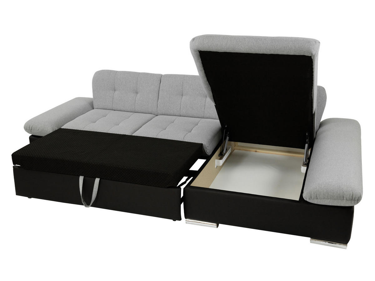 ECKSOFA Malwi, Seite: Links - Currygelb, Holz/Textil (278/161cm) - MIRJAN24