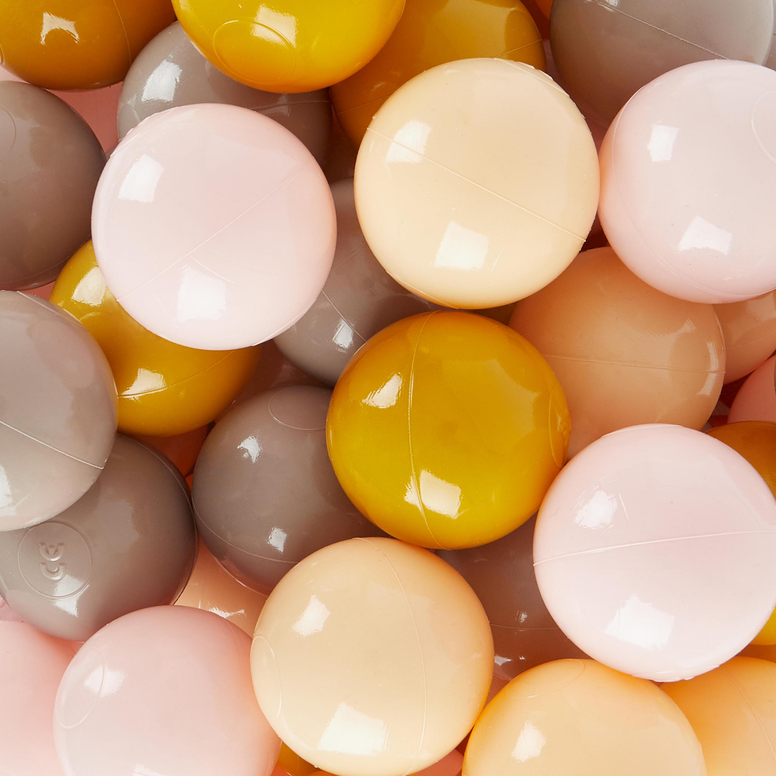 BÄLLE für Bälldebad 100 Stück Sunrise - Multicolor, Kunststoff (35/20cm) - Bieco Spielwaren