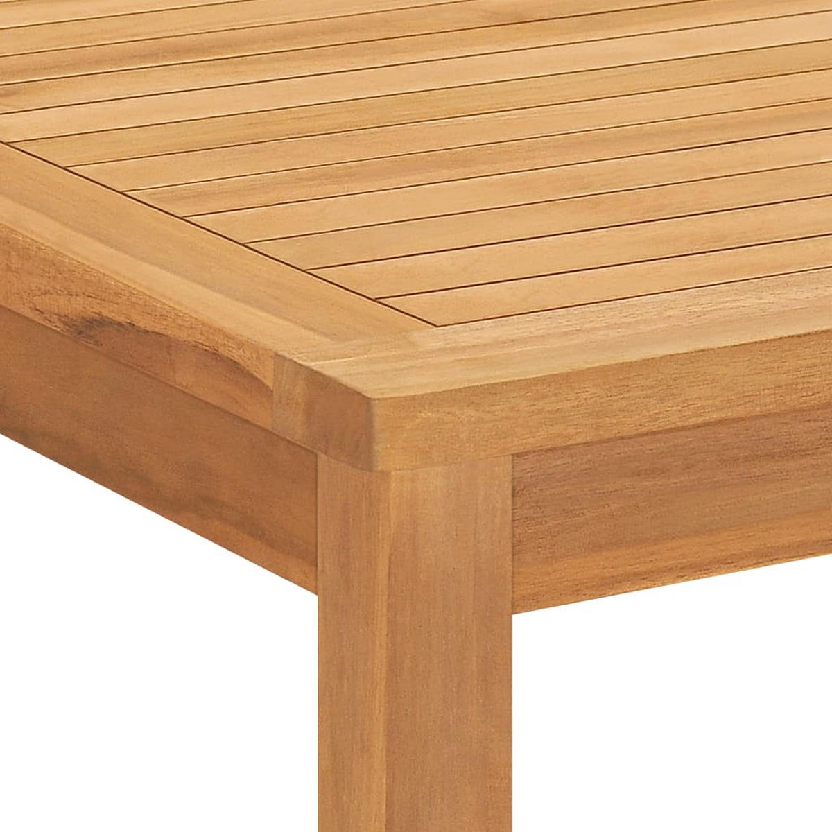 GARTEN-ESSGRUPPE 7Er Set Massivholz Teak - Braun, Holz - vidaXL