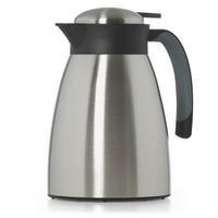 THERMOSKANNE Carla 2L Edelstahl – Große Isolierkanne 2000 ml - Edelstahlfarben, Metall (2L) - Blumtal
