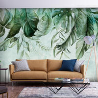 SELBSTKLEBENDE FOTOTAPETE 196/140 cm - Grün, Kunststoff/Textil (196/1cm) - KUNSTLOFT
