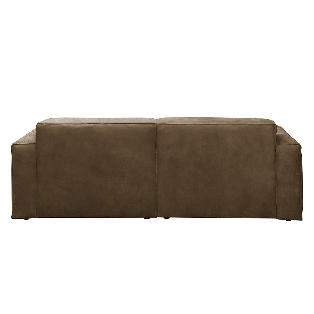 3-SITZER SOFA - Braun, Leder (240/75/96cm) - home24