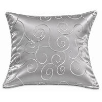KISSENBEZUG 60/60 cm Silber Damast Circle - Silberfarben, Textil (60/60cm) - TiborTex