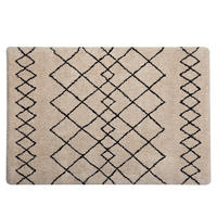 KURZFLOR-TEPPICH Havsa 230/160 cm - Beige, Kunststoff (160/230cm) - Beliani