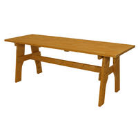 GARTENTISCH Drieburg 72x200cm aus Kiefer massiv - Braun, Holz (72/200/74cm) - TPFGarden