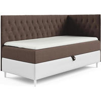 KINDERBETT FLIPPO 3 - Braun/Weiß, Holzwerkstoff (96/208cm) - Meblini