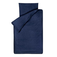 BETTWÄSCHE Bo uni jeansblau 135 x 200 - Blau, Textil (135/200cm) - Bink