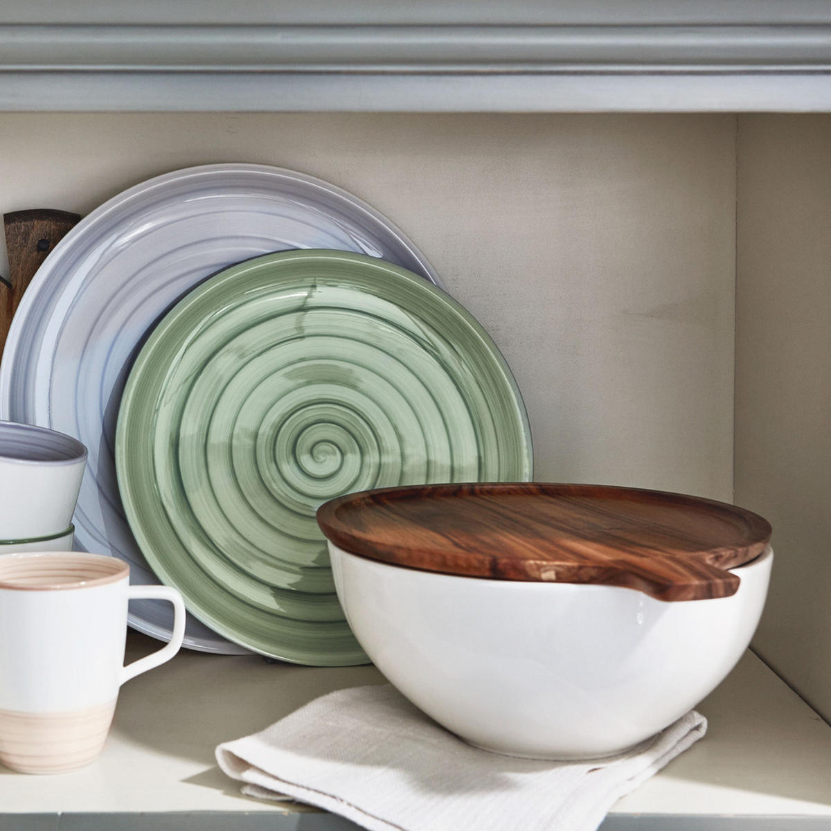 DECKEL FÜR 3-LITER-SCHÜSSEL Artesano Original braun ø 24 cm - Braun, Holz (24cm) - Villeroy & Boch