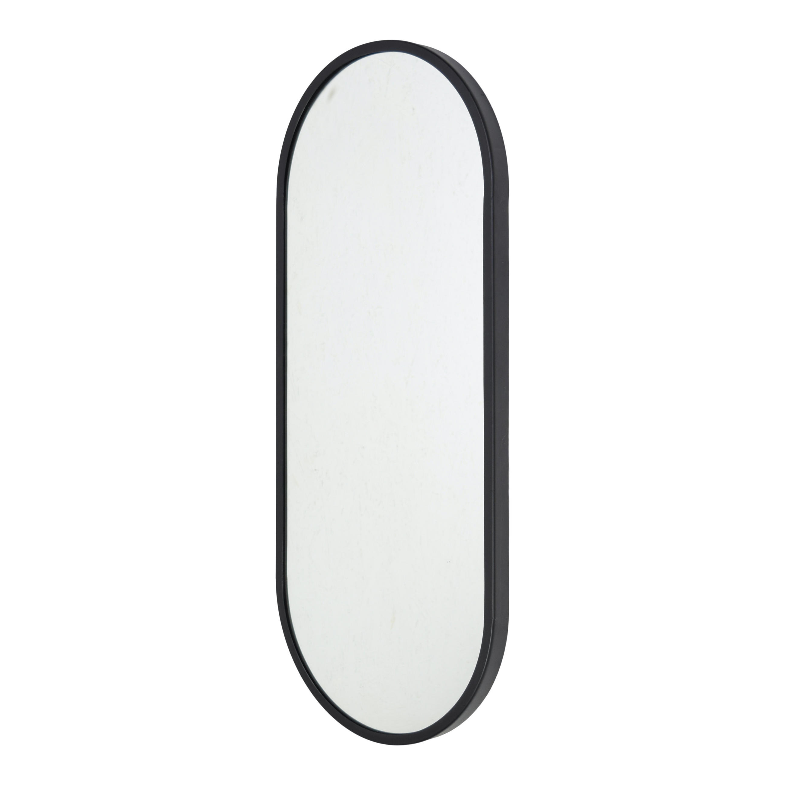 WANDSPIEGEL Avri Schwarz - Schwarz, Metall (30/80/4cm) - LOFT42