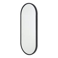 WANDSPIEGEL Avri Schwarz - Schwarz, Metall (30/80/4cm) - LOFT42