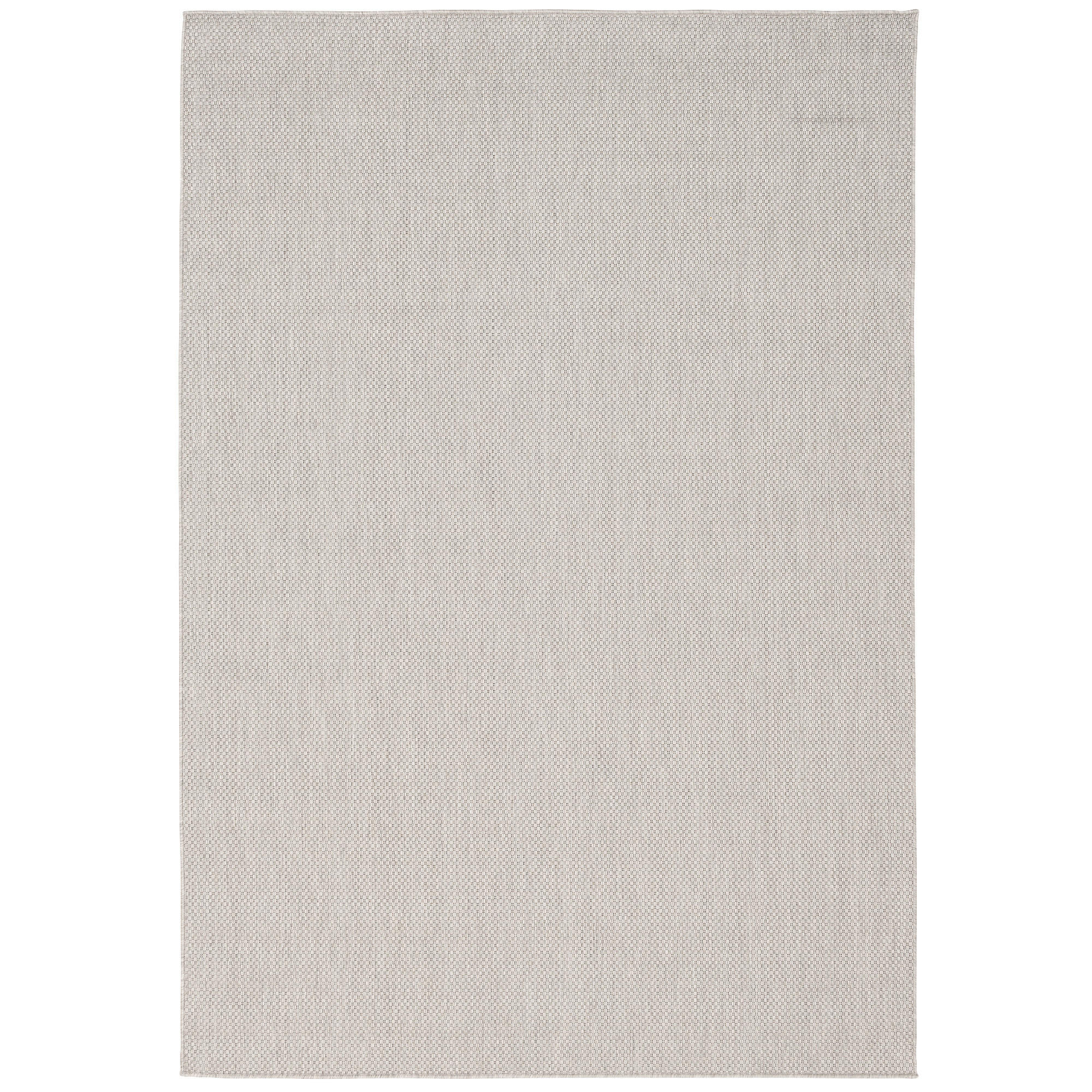 IN & OUTDOOR TEPPICH FLACHGEWEBE VALENCIA MIX - Silberfarben, Textil (140/200cm) - Pergamon