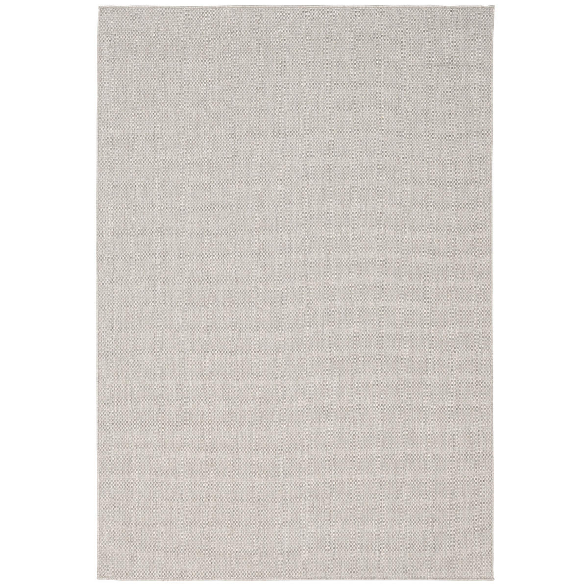 IN & OUTDOOR TEPPICH FLACHGEWEBE VALENCIA MIX - Silberfarben, Textil (140/200cm) - Pergamon
