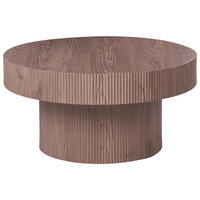 COUCHTISCH Braun Seul - Dunkelbraun, Holzwerkstoff (80/80/38cm) - Beliani