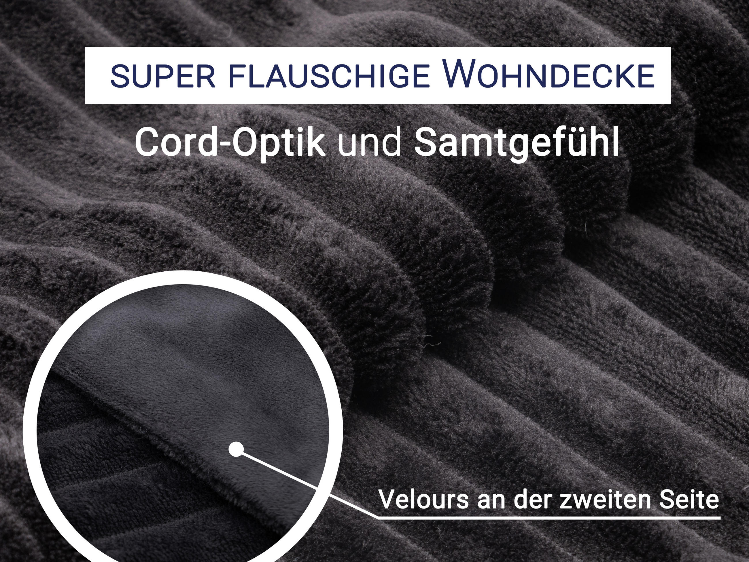KUSCHELDECKE, 150 x 200 cm, 100% Polyester, Schwarz - Schwarz, Textil (150/200cm)